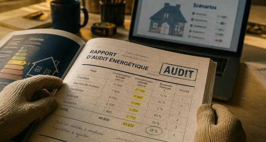 Un audit énergétique n’est pas un DPE : voici à quoi ressemble le vrai rapport