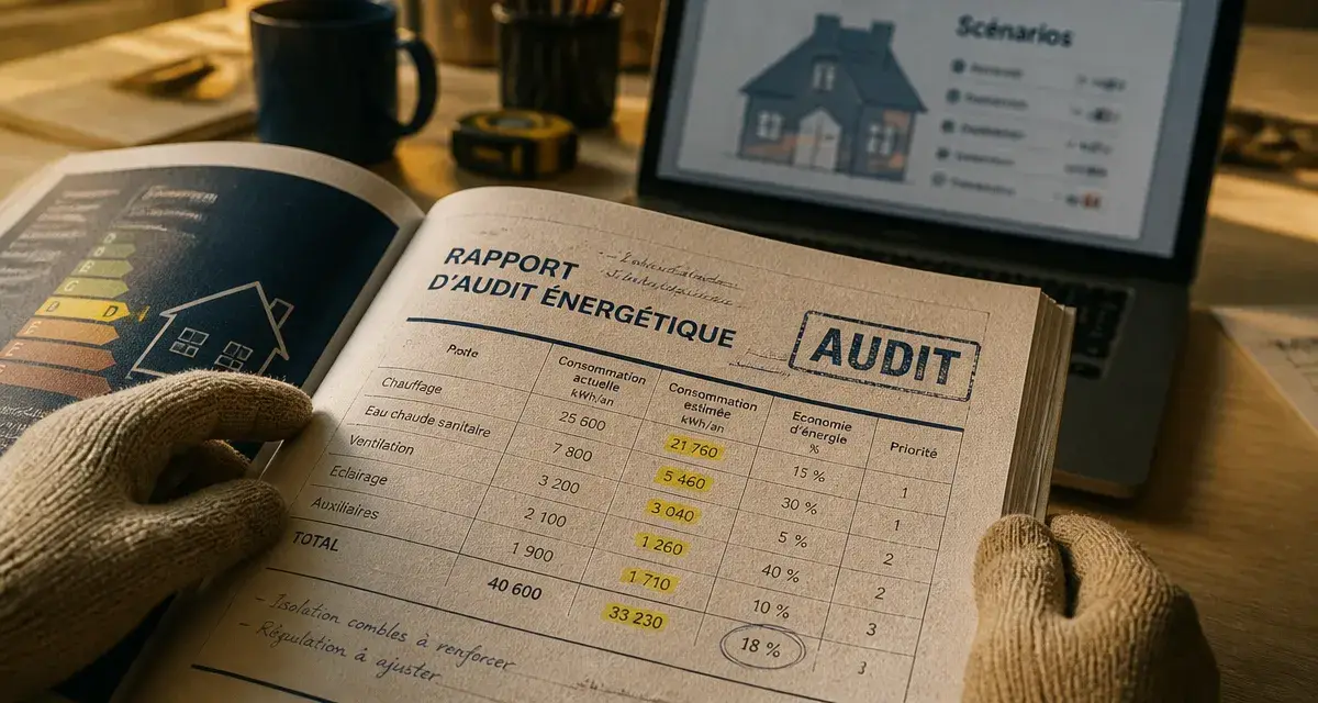 Audit énergétique exemple : vrai rapport