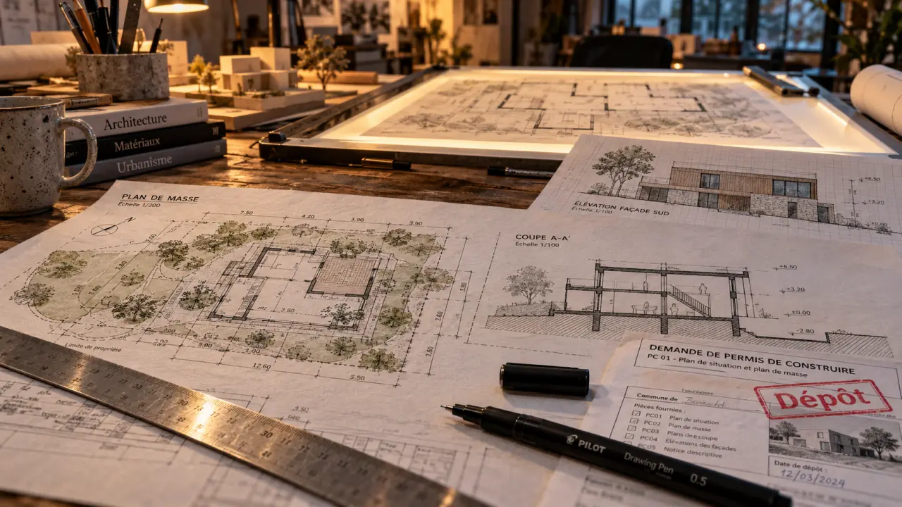 Demande permis de construire : plans et notice qui bloquent l’instruction