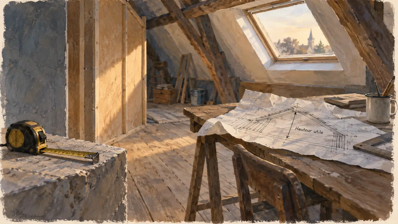 Hauteur utile : comment aménager des combles en combles mansardés