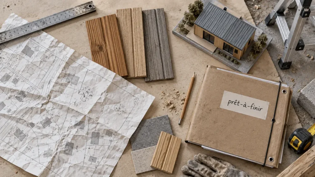 Maison prête à poser : un chantier plus court, mais un budget à lire au-delà du prix atelier